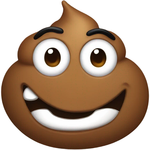 Stinky poopie emoji