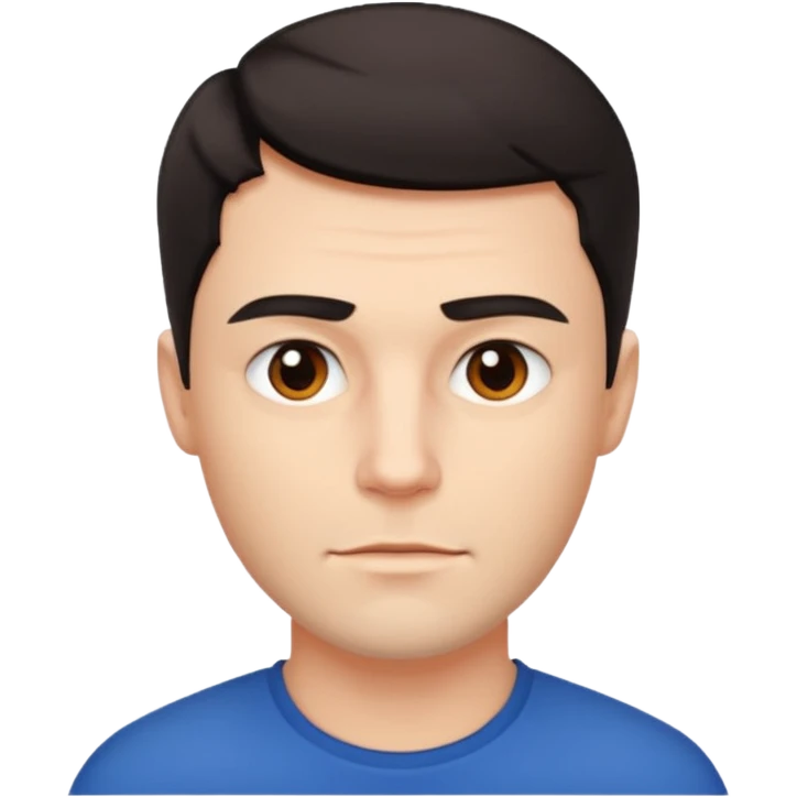 bold white man emoji