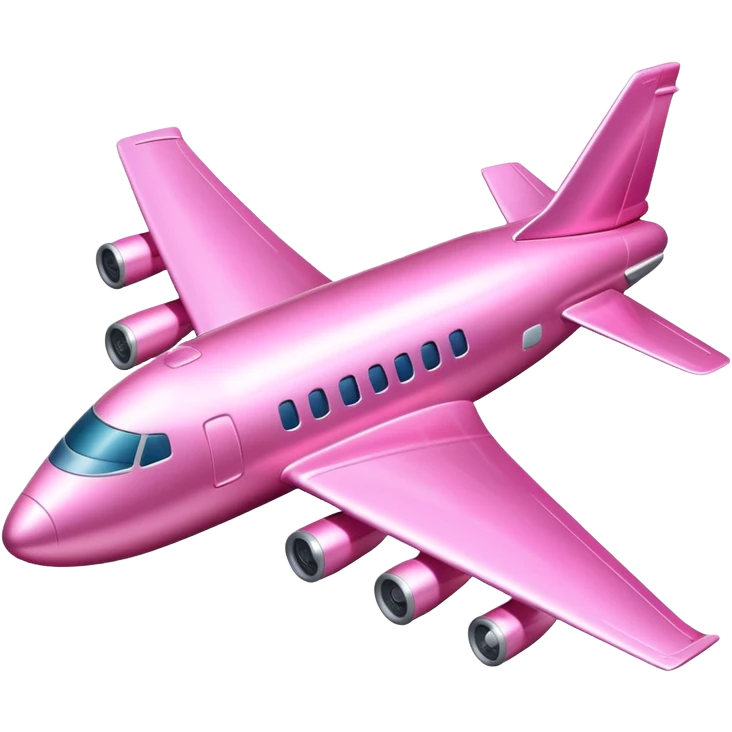 pink airplane emoji