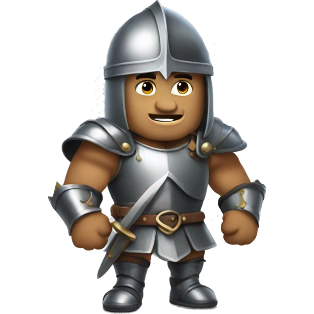 knight with huge muscles emoji