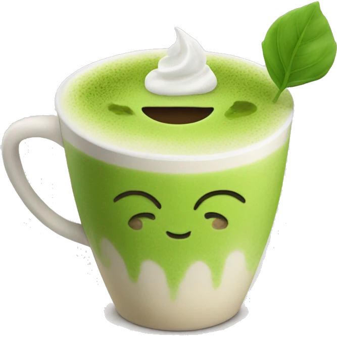 Matcha latte emoji
