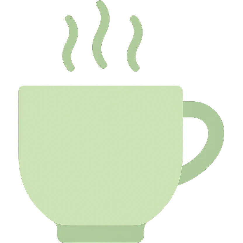 pale green steamed cup emoji