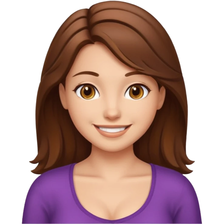Girl with big chest emoji