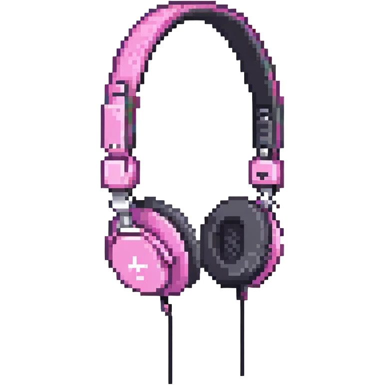 pink gothic headphones emoji