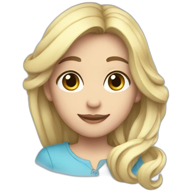 corazón azul celeste emoji