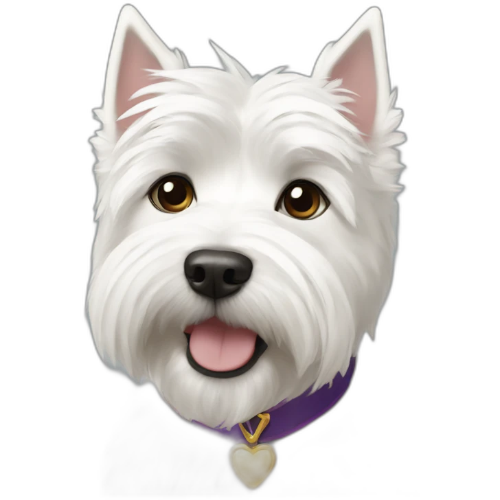 Prince the westie emoji