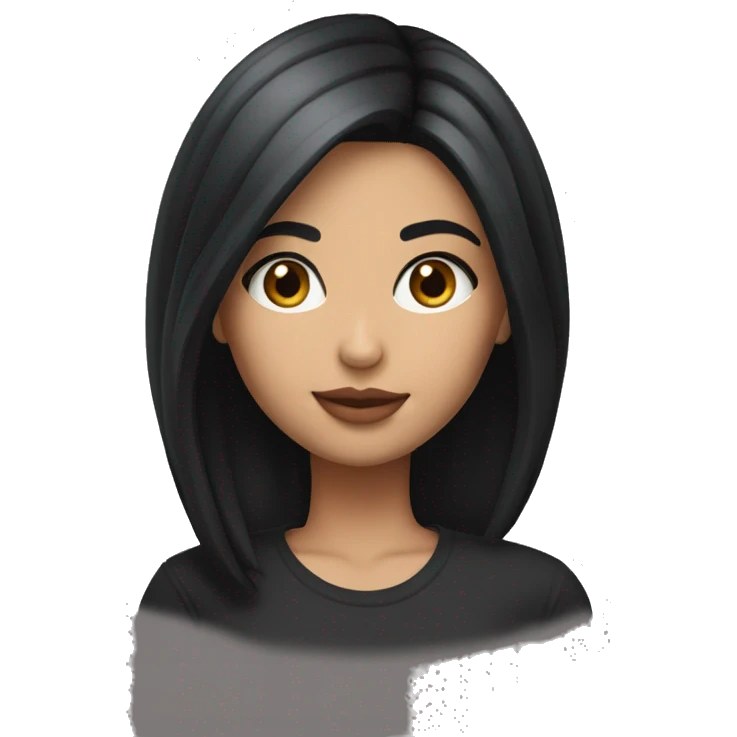 A girl who looks like Kylie Jenner emoji