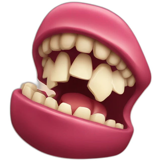 Grosse bite emoji