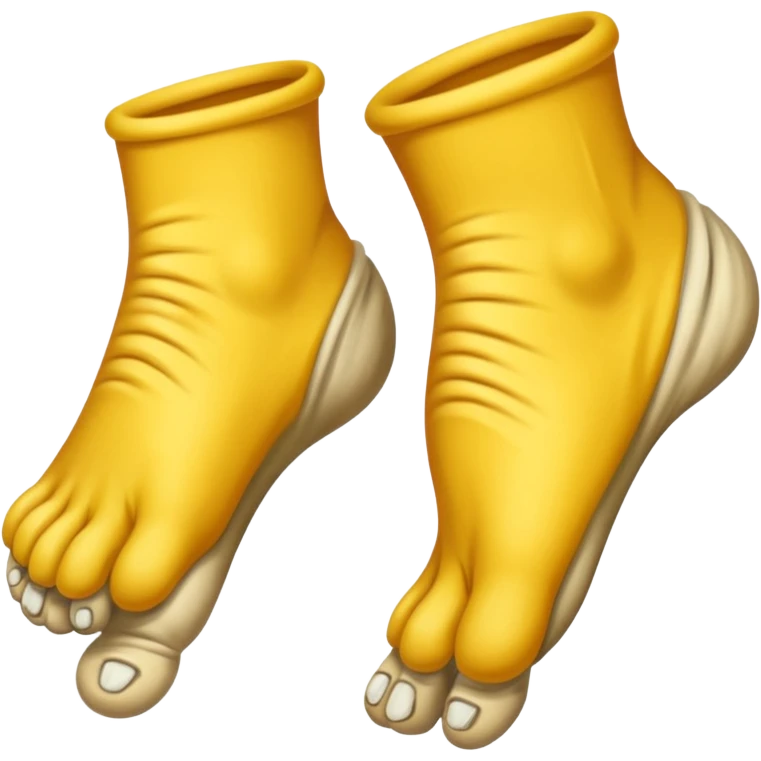 Stinky feet with stench rising from it  emoji