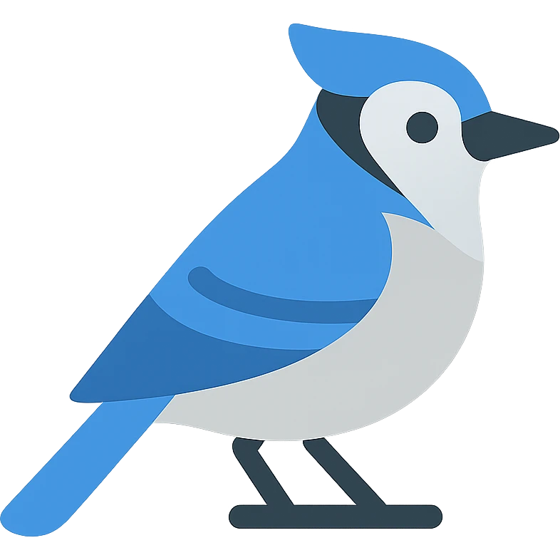 Blue jay emoji