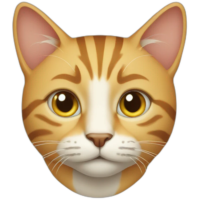 Clever cat emoji