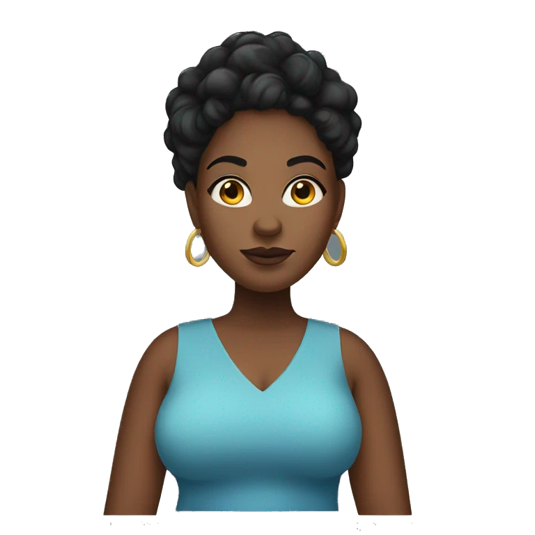 Plus size black woman  emoji