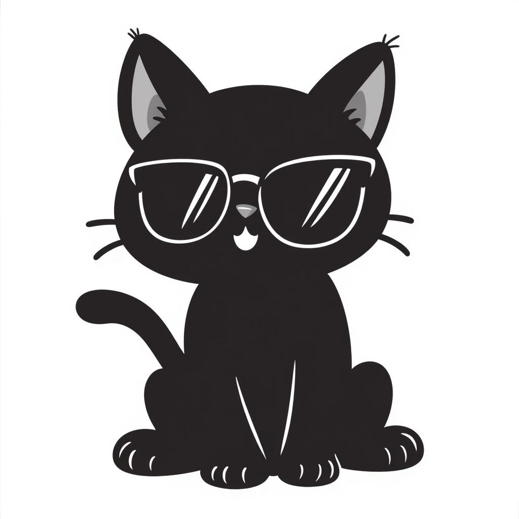 cat wearing sunglasses emoji