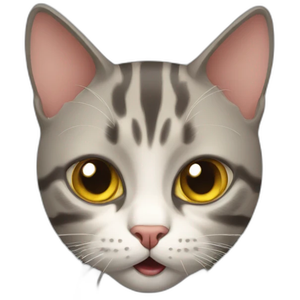 cat shocked emoji