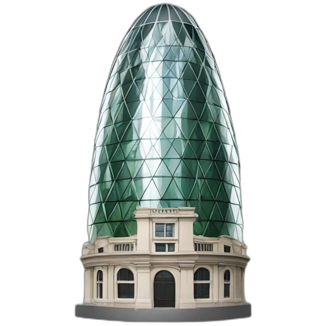 London gherkin building emoji