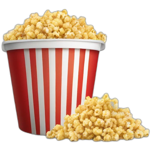 bucket of pop corn emoji