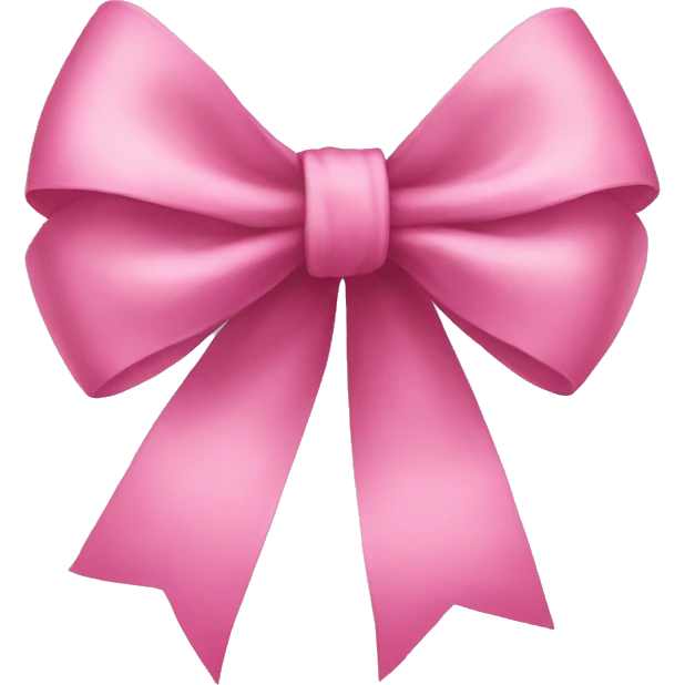 Pink bow  emoji