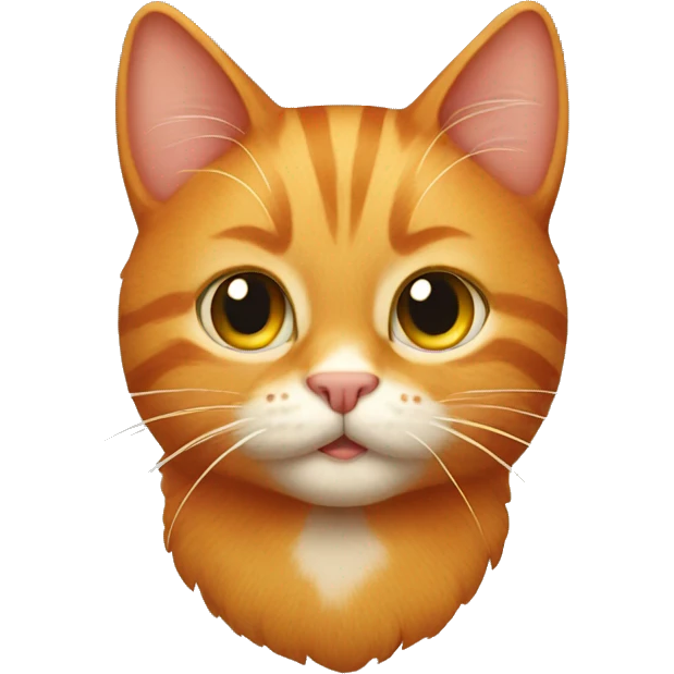Full ginger cat emoji