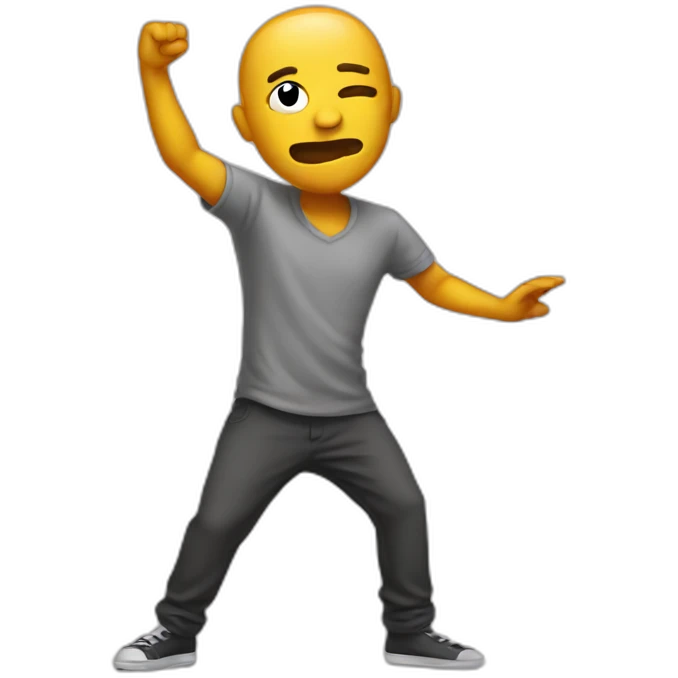 Emoji dab emoji