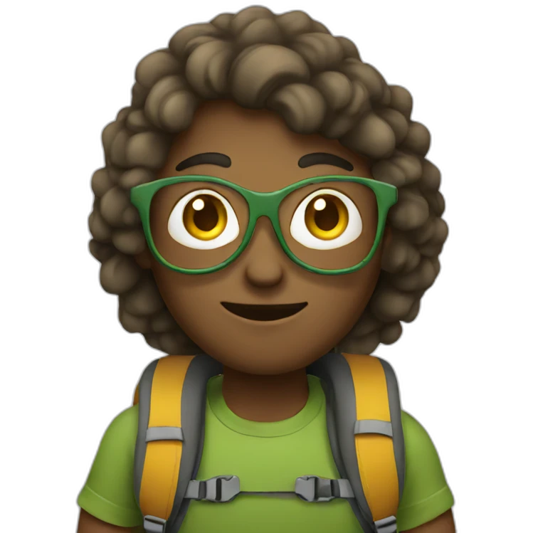 backpacker emoji