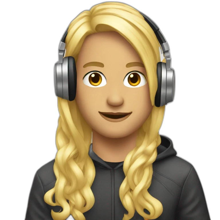 blond dj twitch emoji