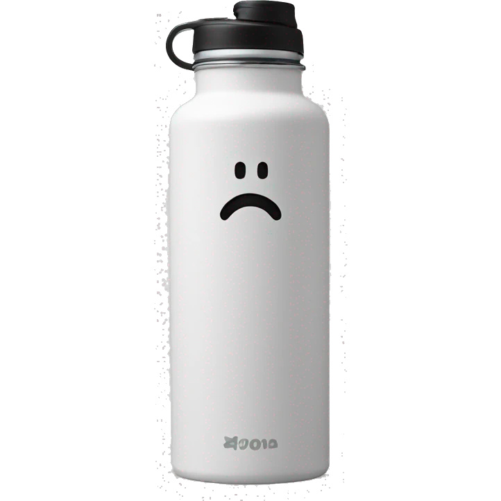 white hydro flask emoji