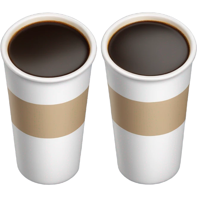 2 cups of Coffee emoji