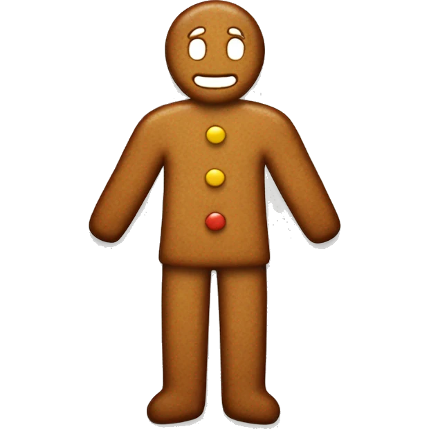 ginger bread man emoji