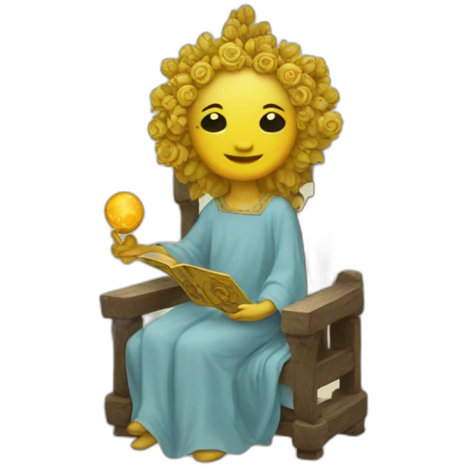 Three tarot card emoji