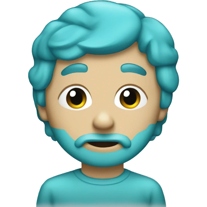 Cyan Button emoji