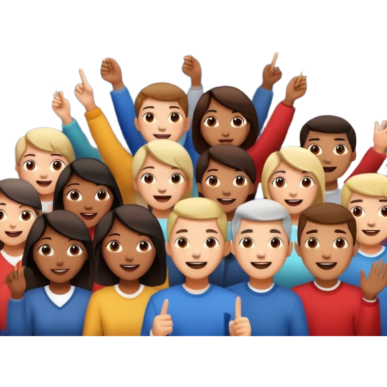 crowd watching fireworks emoji