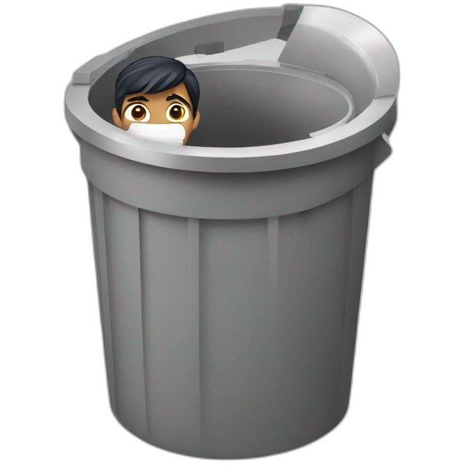 Rishi Sunak in a bin emoji