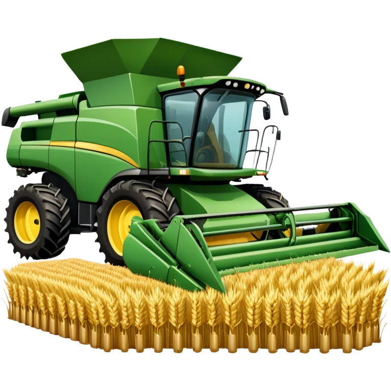An icon featuring a wheat field, a combine harvester, fertilizer formulas, and plant cells, symbolizing agronomy. The design includes farming tools and crops, representing agricultural science, crop production, and plant biology. Transparent background highlights sustainable farming and growth. emoji