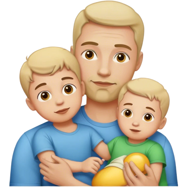 man with kid emoji