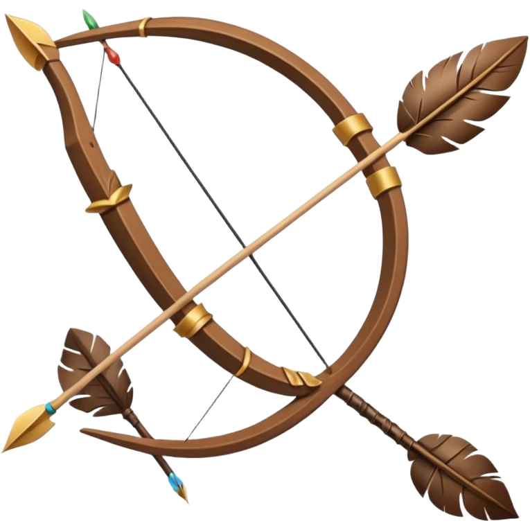 Bow & Arrow in action  emoji