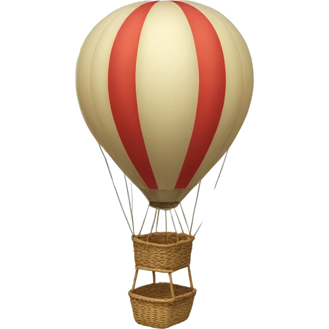 Hot air balloon  emoji