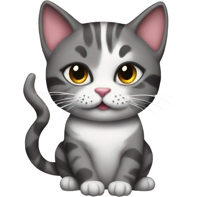 girly cat smoking  emoji