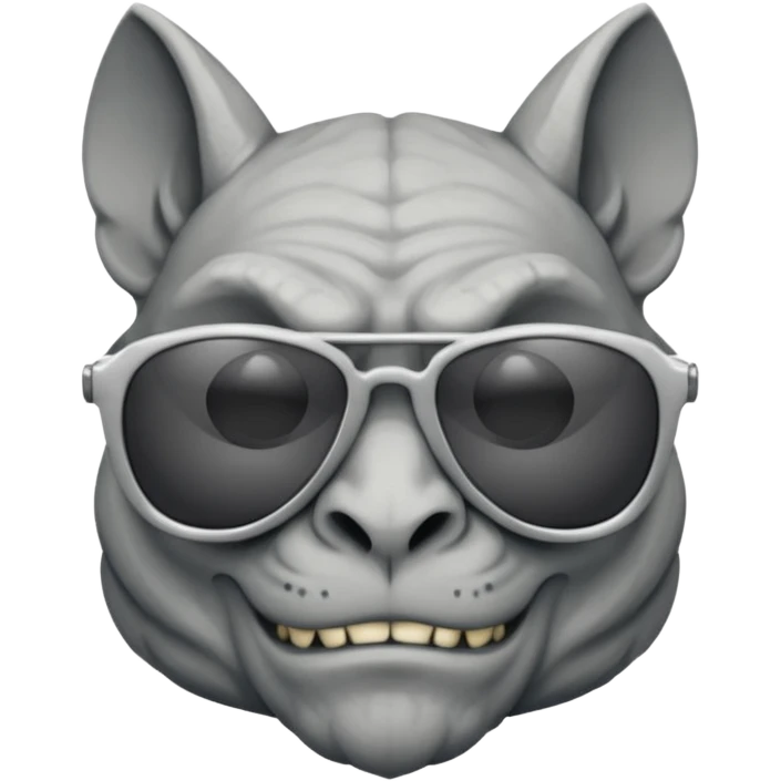 Gargoyle wearing sunglasses  emoji