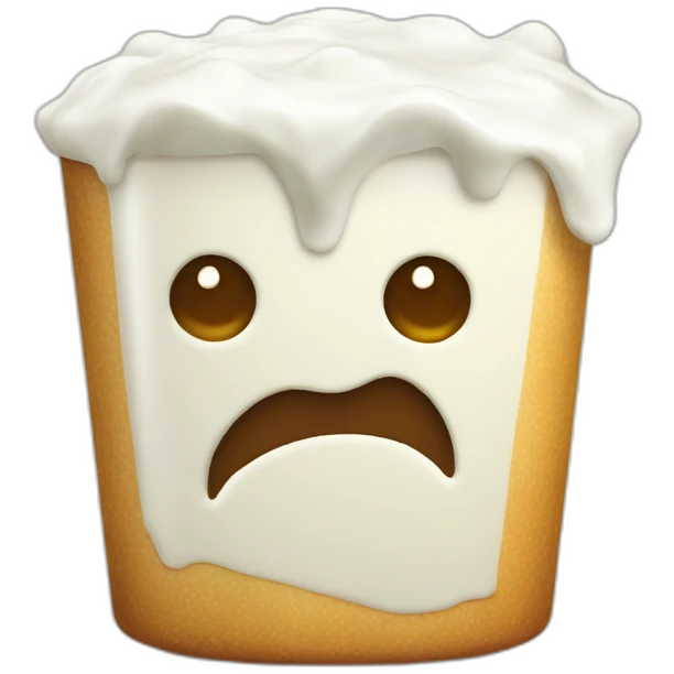 Diced hawthorn with yoghurt emoji