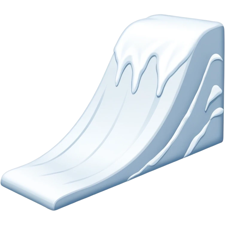 snow slope kicker emoji