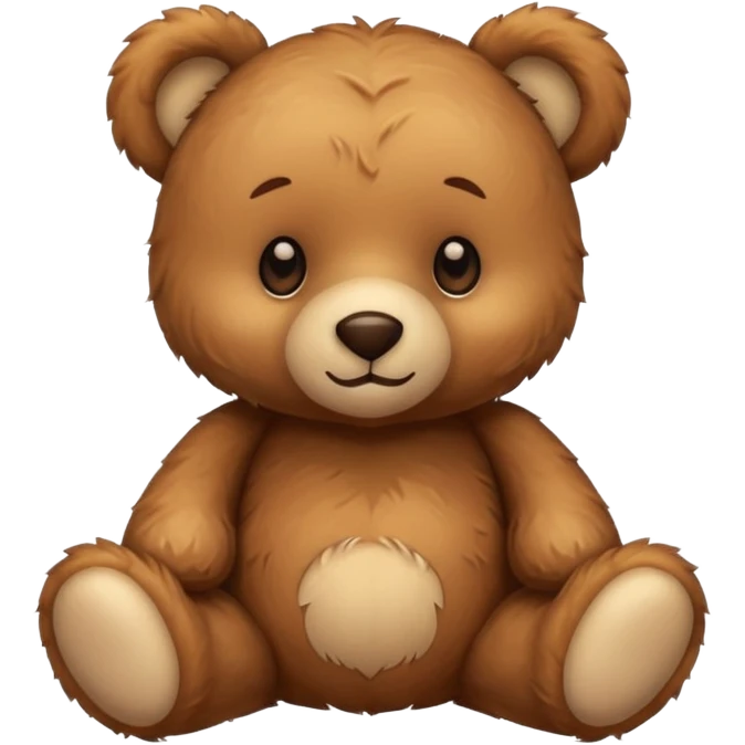 Oso de peluche cute emoji