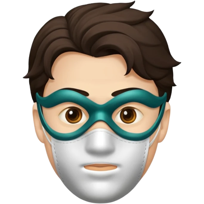 남자사람이 마스크 쓴 이모지 emoji