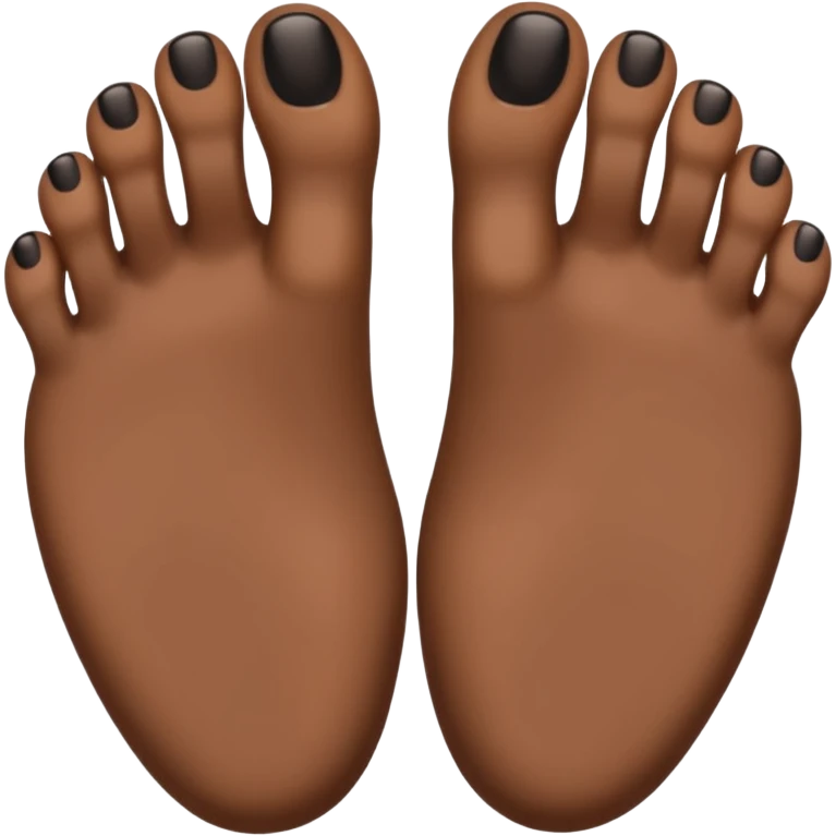 black toes emoji