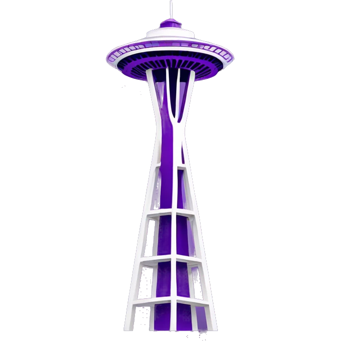 purple space needle emoji