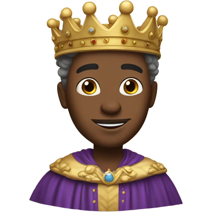 Me as the king emoji