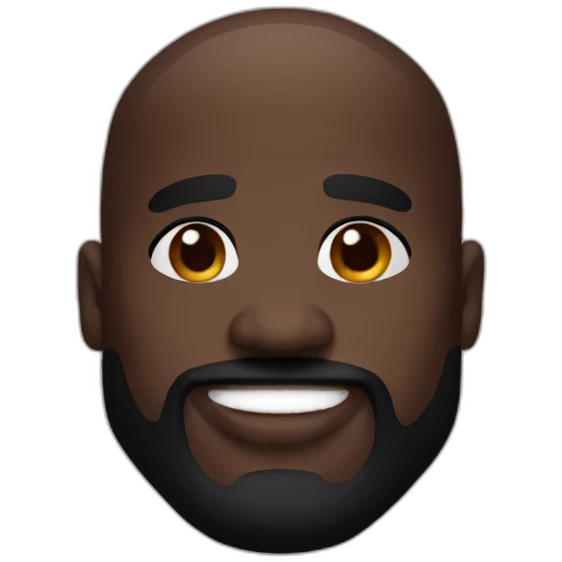 shaq with hair emoji