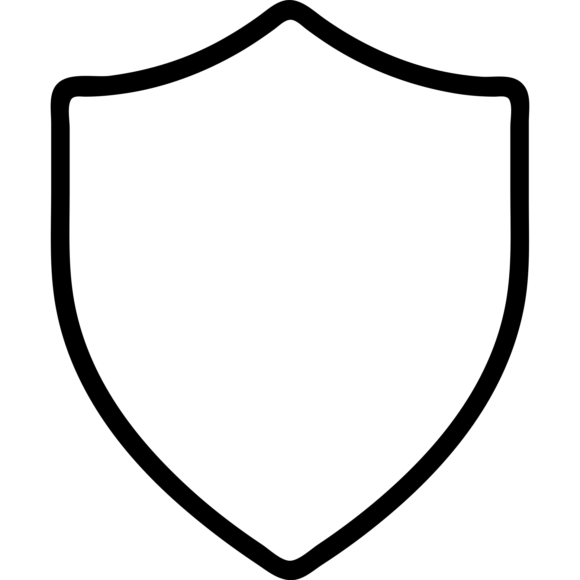outlined shield icon emoji