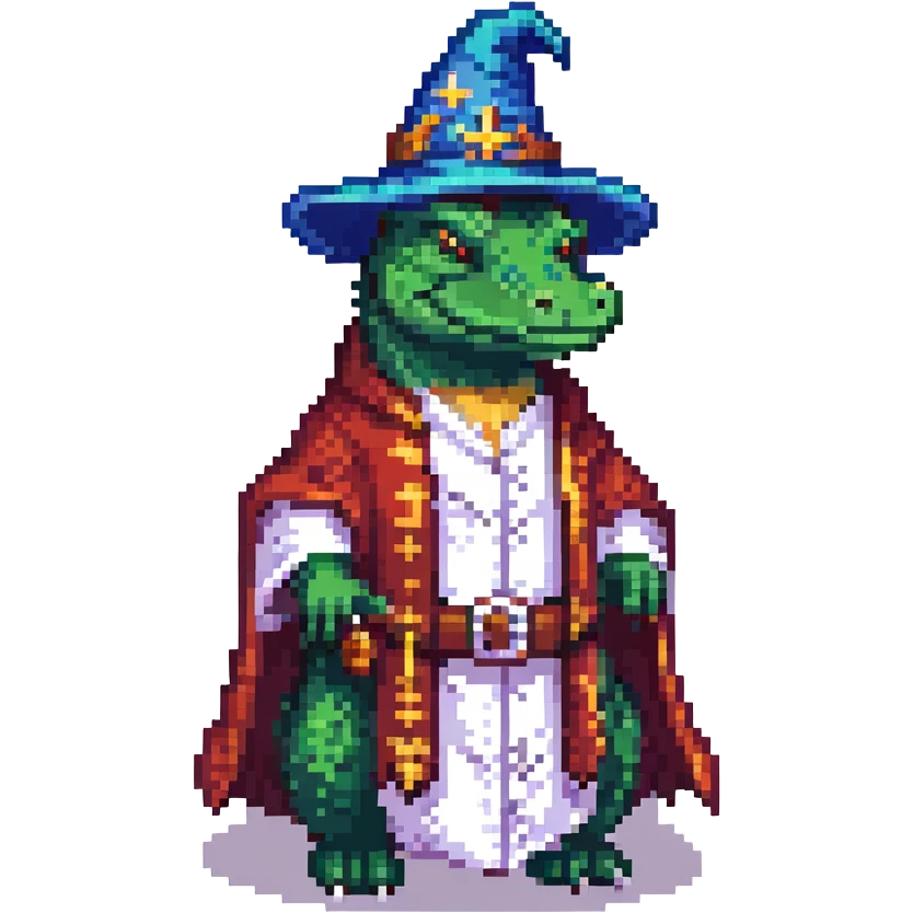 alligator wizard emoji