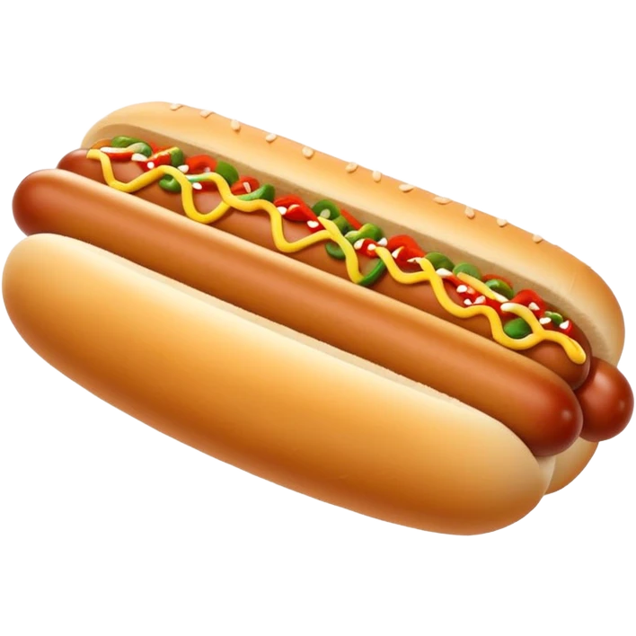 Hot dog with chili on it  emoji