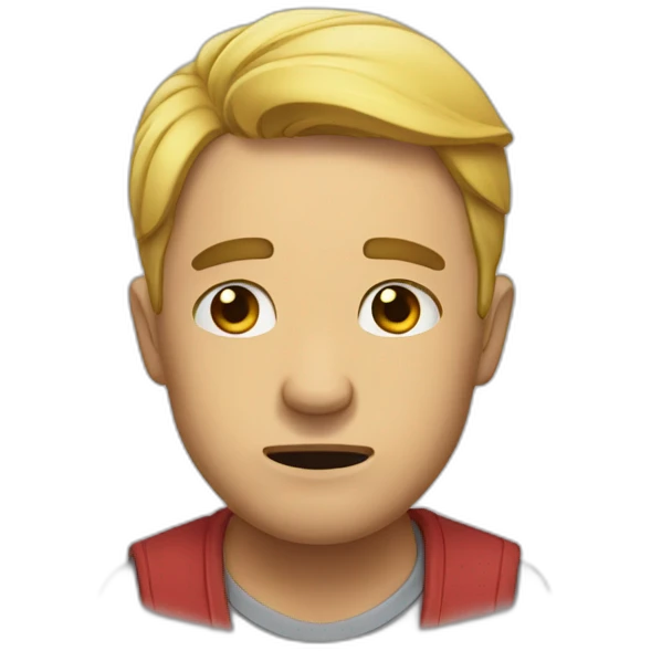 A man cries for his wife emoji